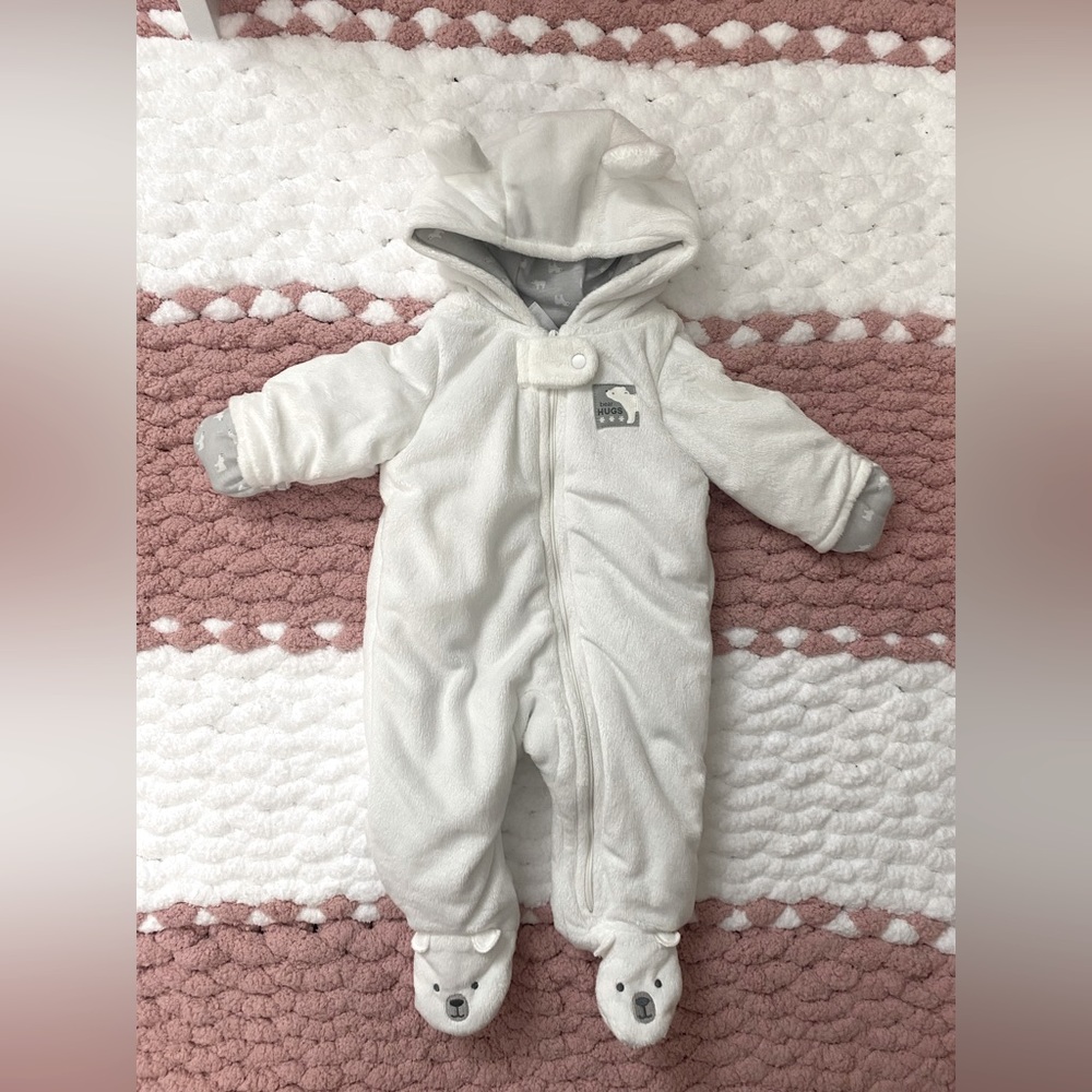 Simple Joys by Carter's Baby Fleece Footed Jumpsuit Pram 0-3 Months